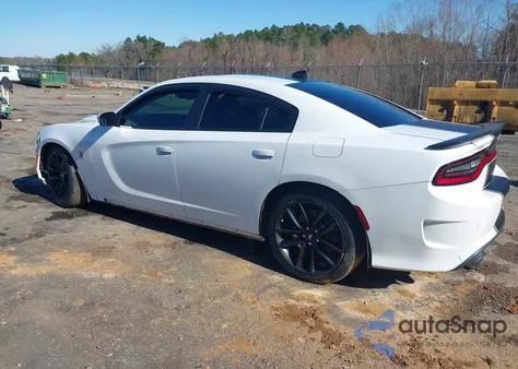 2019 Dodge Charger Scat Pack Rwd из США, поврежденный, VIN 2C3CDXGJXKH734091